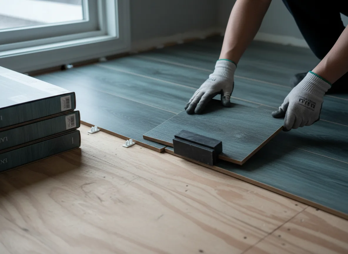Luxury Vinyl Plank Installation company in Makinen, MN